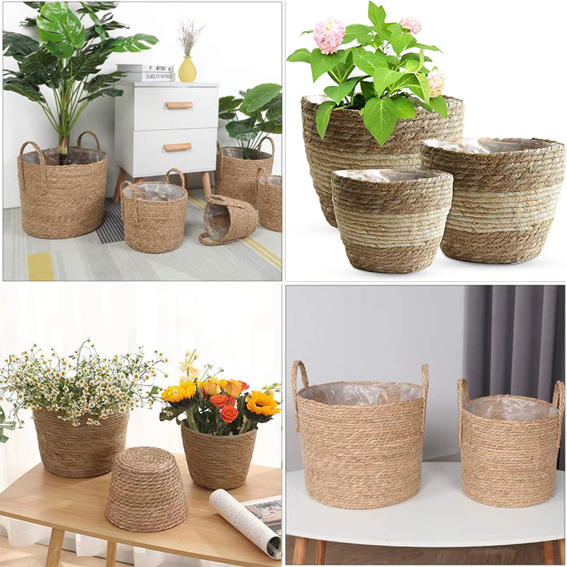 Rattan Tray Handle - Les jardinières à poignée en rotin