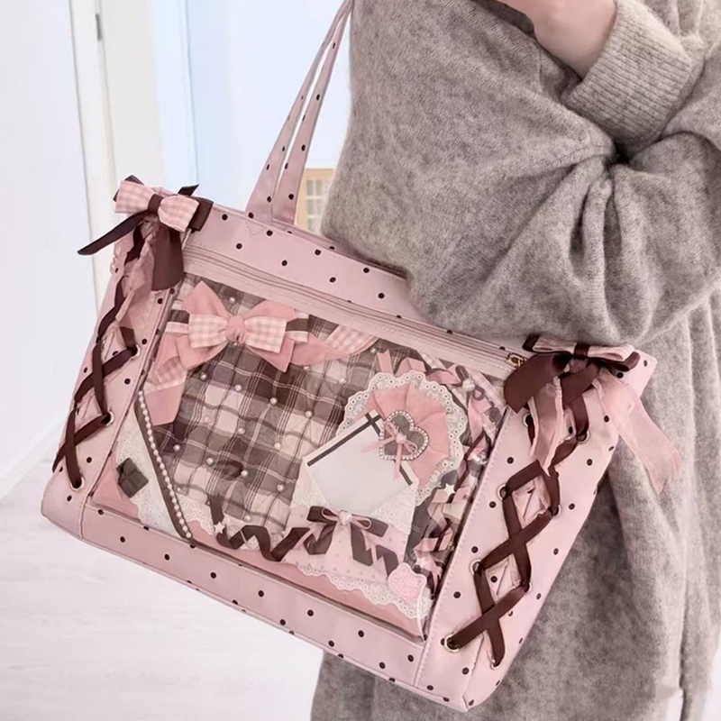 Interior Design Journal - Sac à bandoulière japonais à pois,