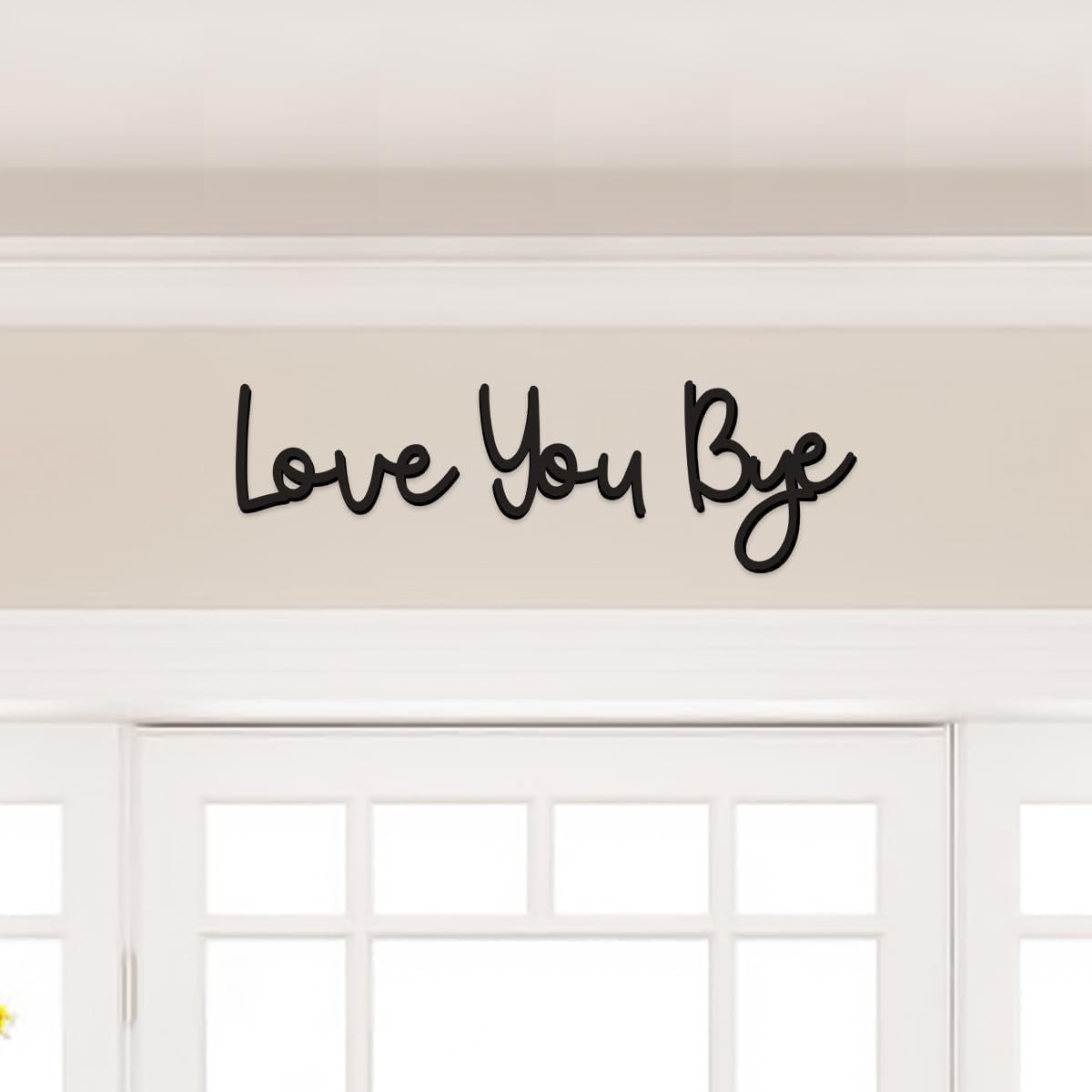 Interior Design Quotes - Love You Bye – panneau en