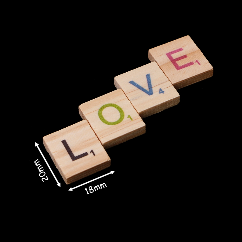 Interior Design Quotes - Carreaux en bois, lettres et chiffres
