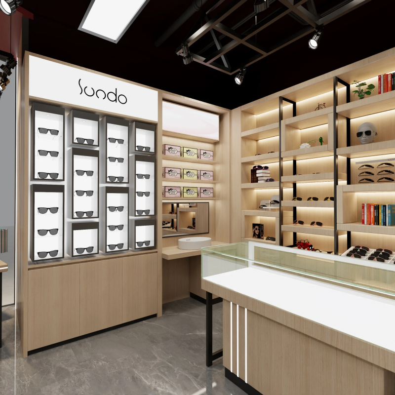 Interior Designer - Aménagement intérieur de magasin d'optique, présentoirs