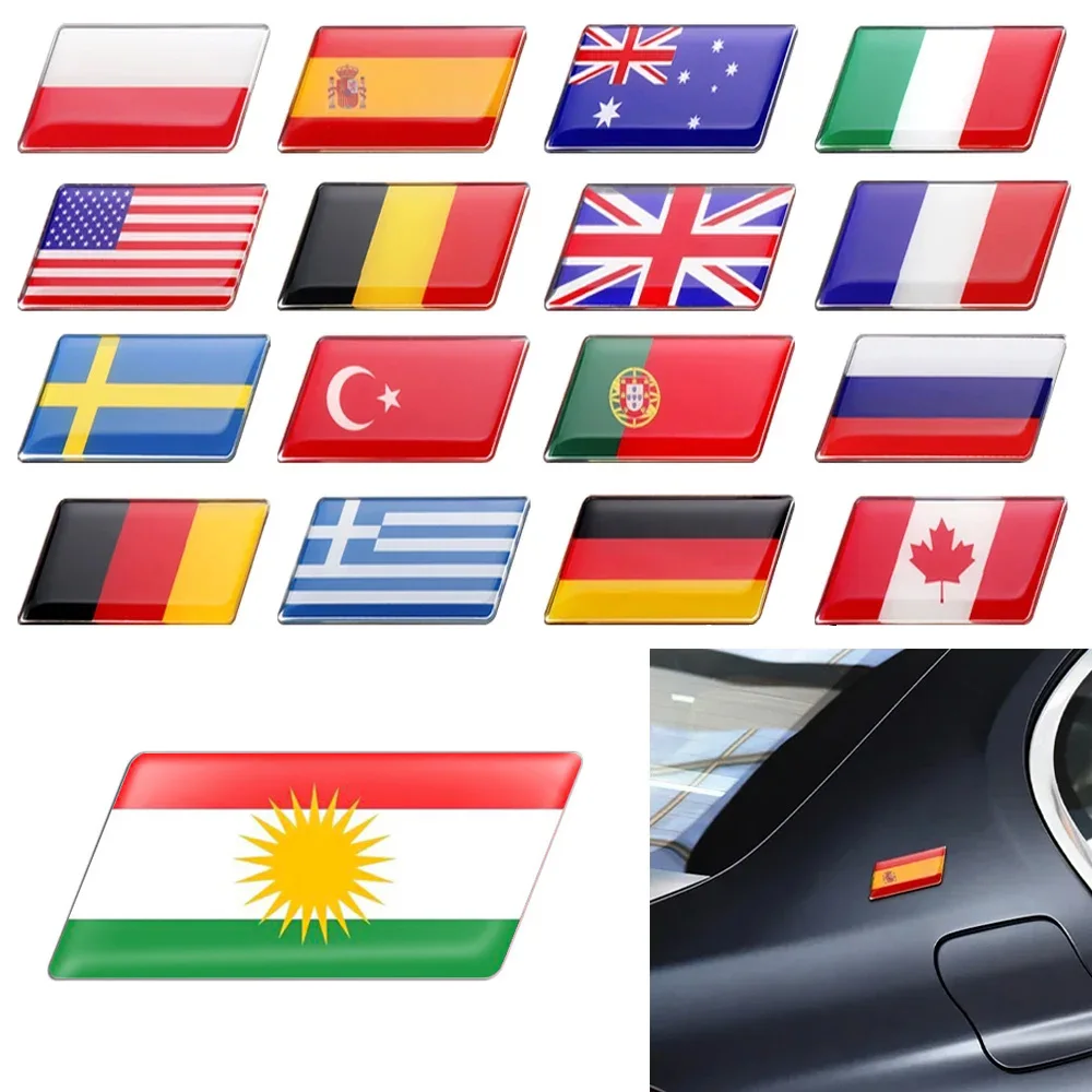 Interior Design Quotes - Autocollant de drapeau de voiture 3D