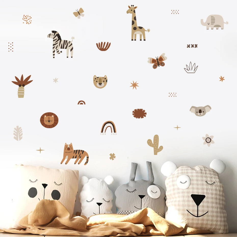 Interior Design Quotes - Dessin animé afrique animaux éléphant zèbre