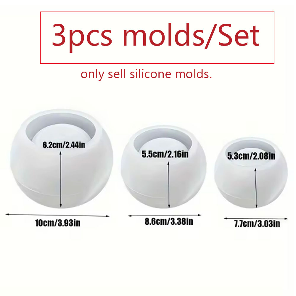 Kit de 3 moules en silicone po - Terrazzo Pot Cement avis et prix