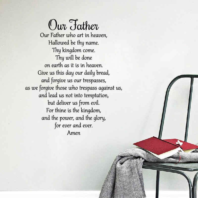 Autocollant de prière du Seign - Interior Design Quotes avis et prix