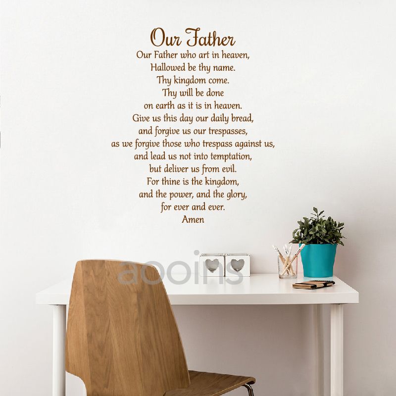 Autocollant de prière du Seign - Interior Design Quotes avis et prix