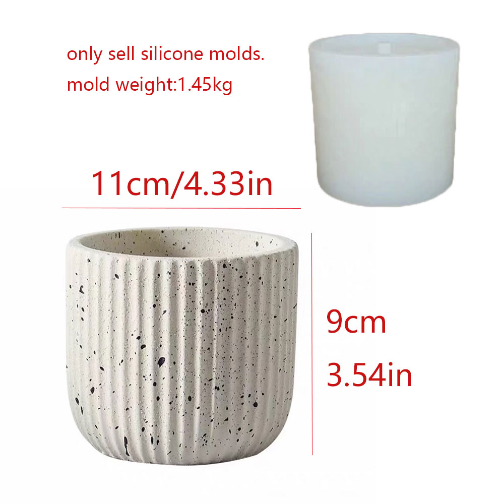 Moule en silicone pour pot en  - Terrazzo Pot Cement avis et prix