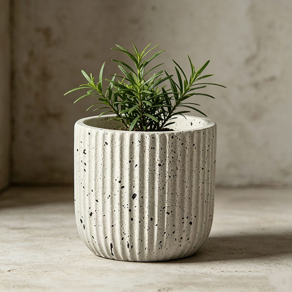Moule en silicone pour pot en  - Terrazzo Pot Cement avis et prix