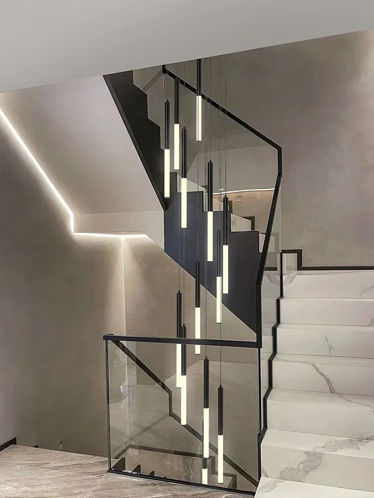 Moderne LED créatif noir Tube  - Interior Design Youtube avis et prix