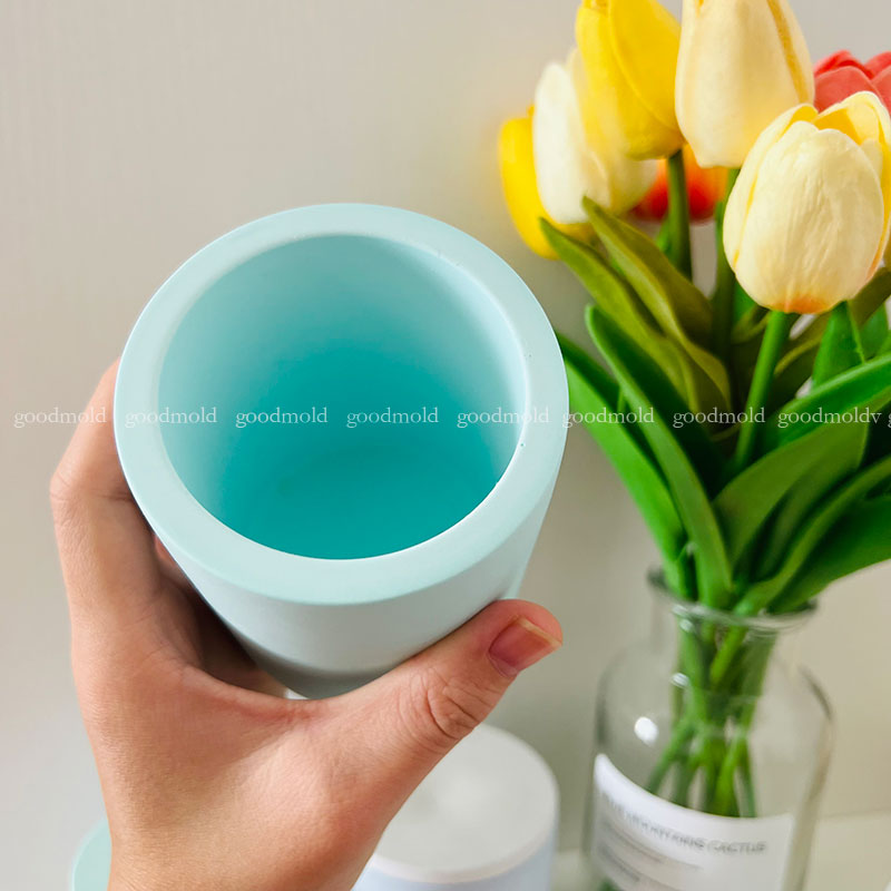 Moule en silicone pour pot en  - Terrazzo Pot Cement avis et prix