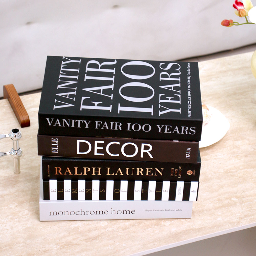 Faux livres de luxe pour décor - Interior Design Handbook avis et prix