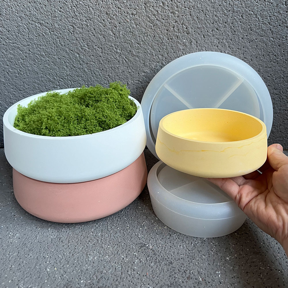 Grands moules en silicone pour - Terrazzo Pot Cement avis et prix