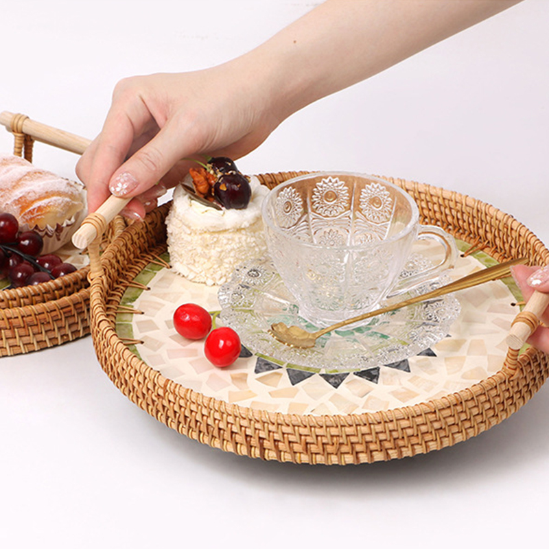 Mir tissé en rotin fait à la m - Rattan Tray Handle avis et prix