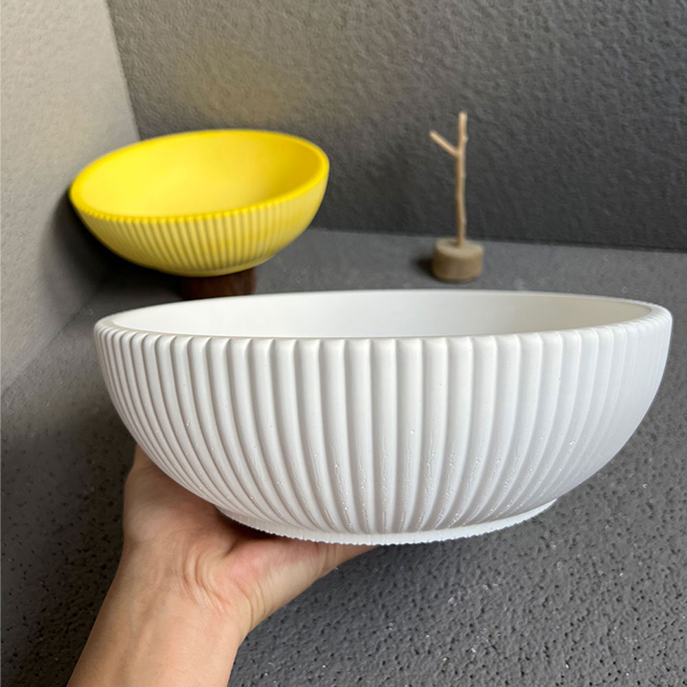 Grand bol bougie récipient bét - Terrazzo Pot Cement avis et prix