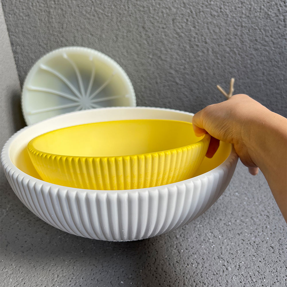 Grand bol bougie récipient bét - Terrazzo Pot Cement avis et prix