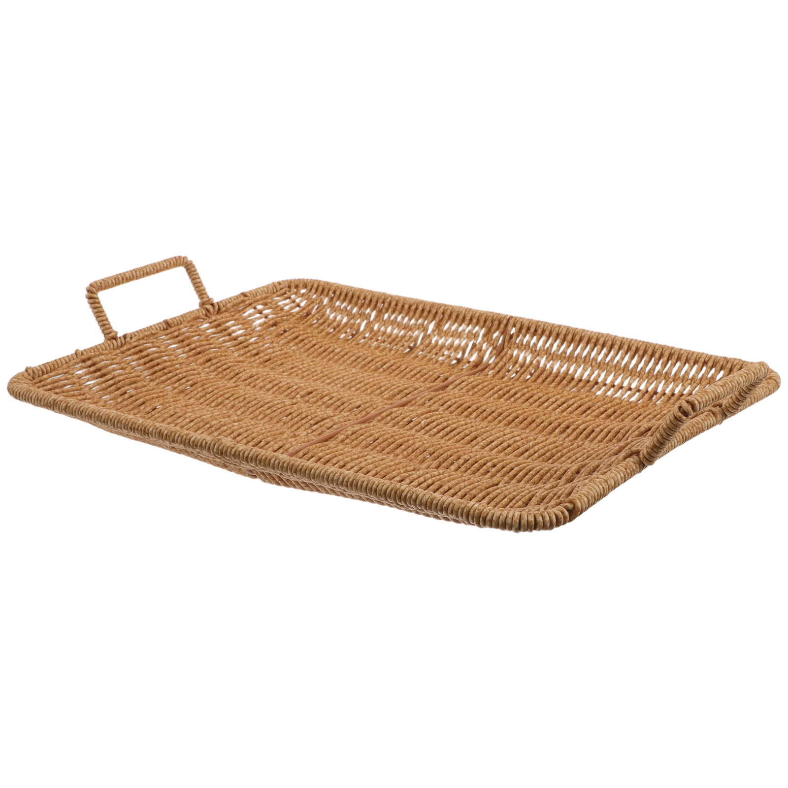 Petit plateau rectangulaire en - Rattan Tray Handle avis et prix
