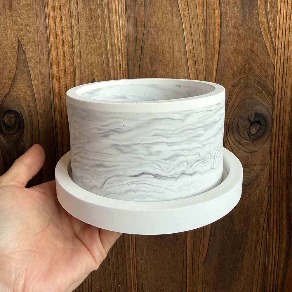 Grand moule en silicone pour p - Terrazzo Pot Cement avis et prix