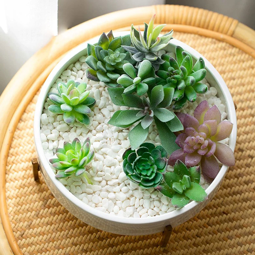 Pot de fleur rond en ciment de - Terrazzo Pot Cement avis et prix