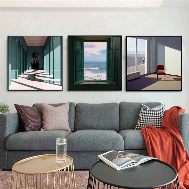 Peinture sur toile de paysage  - Interior Designer avis et prix