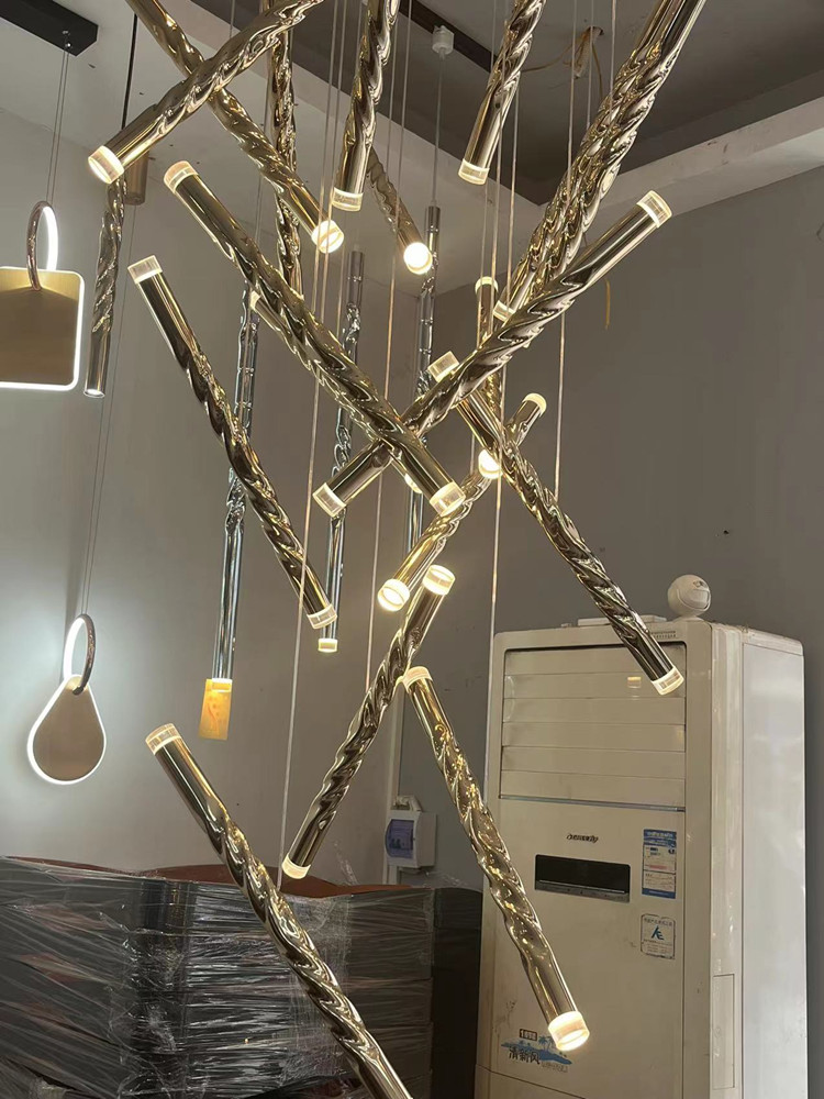 Moderne LED créatif or Tube ro - Interior Design Youtube avis et prix