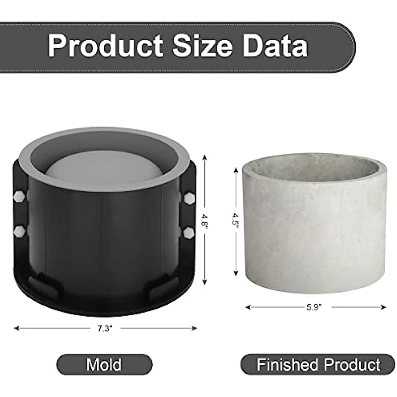 Moules en silicone pour pots d - Terrazzo Pot Cement avis et prix