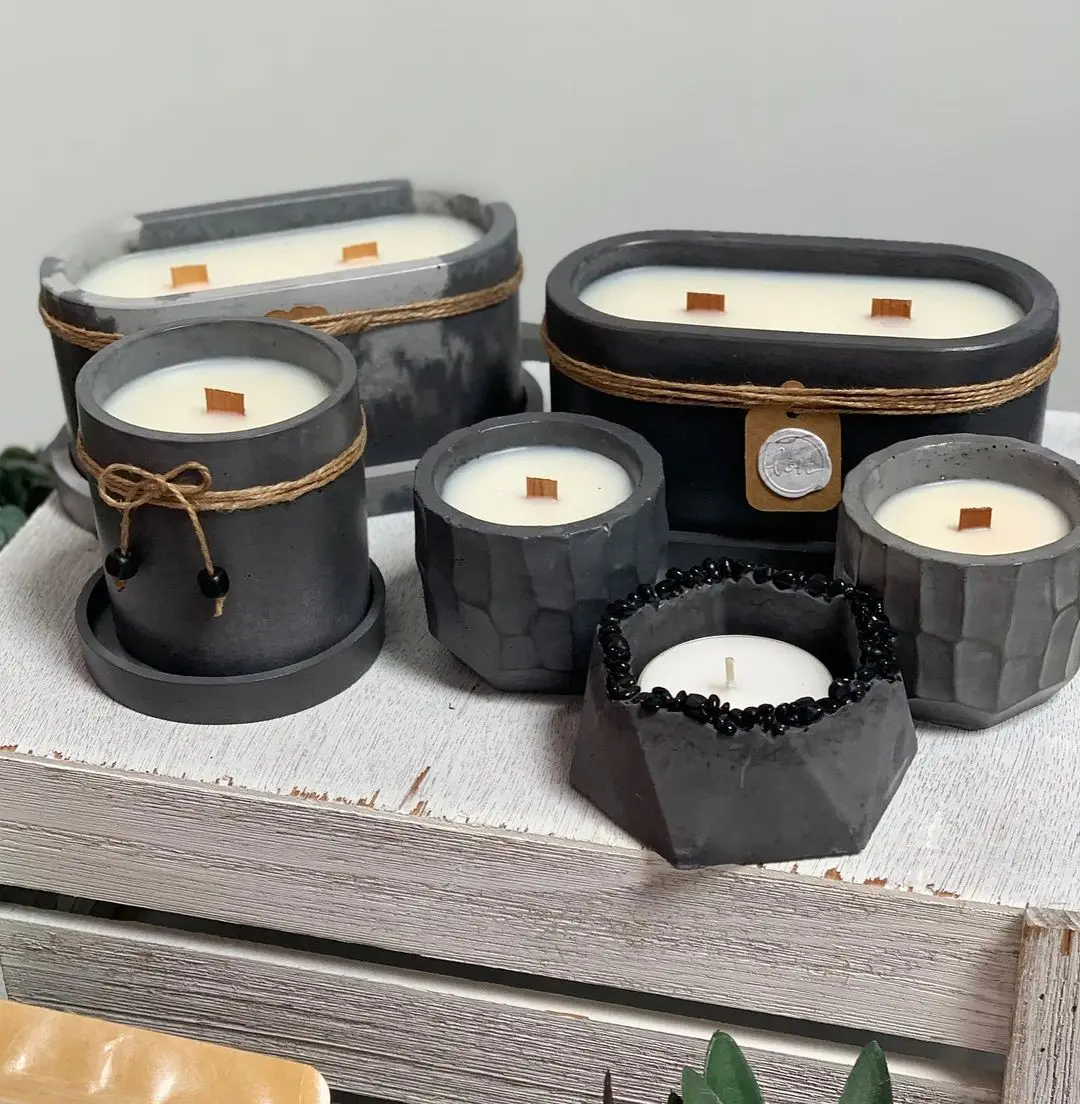 Moules en Silicone pour bougie - Terrazzo Pot Cement avis et prix