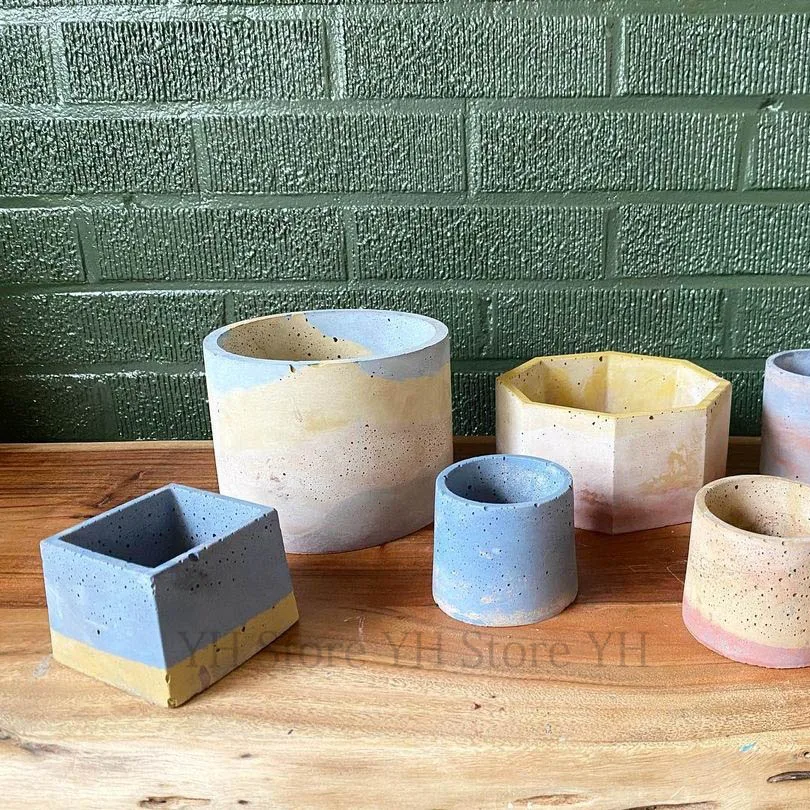 Moules en Silicone pour bougie - Terrazzo Pot Cement avis et prix