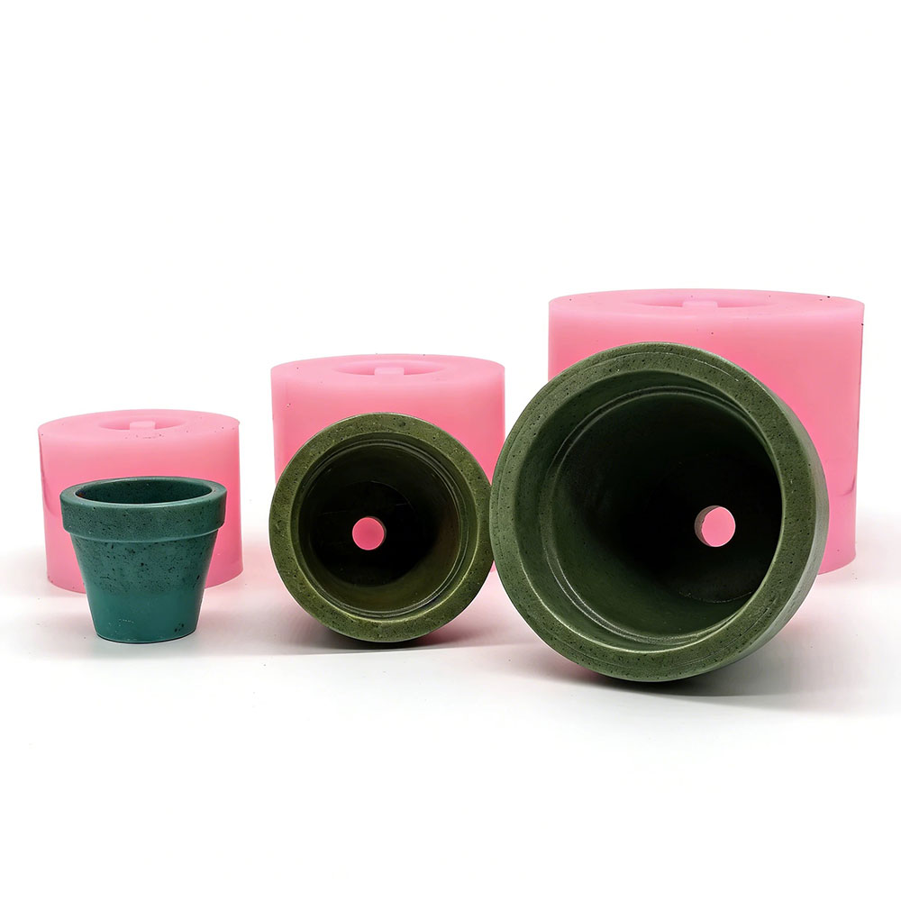 Ensemble de moules en silicone - Terrazzo Pot Cement avis et prix