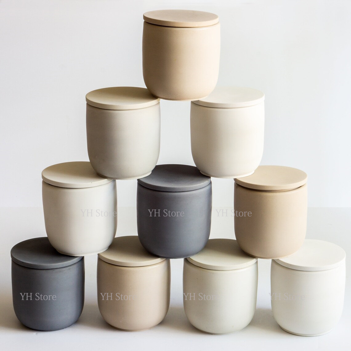 Moules en silicone pour pot de - Terrazzo Pot Cement avis et prix