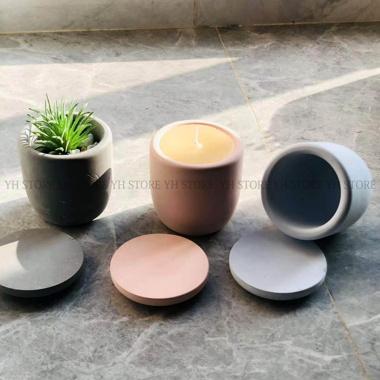 Moules en silicone pour pot de - Terrazzo Pot Cement avis et prix