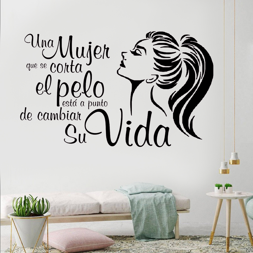Citations espagnoles stickers  - Interior Design Quotes avis et prix