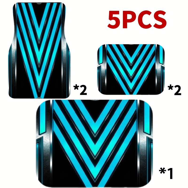 Tapis de sol de voiture 5 pièc - Interior Design Tech avis et prix